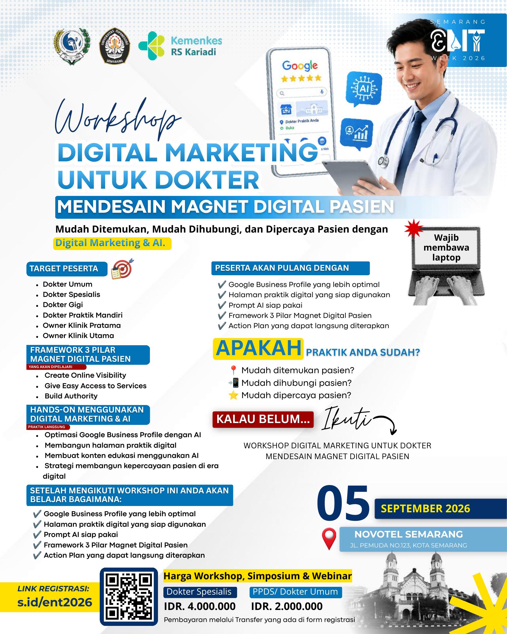 Digital Marketing Workshop Flyer